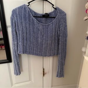 Forever 21 Periwinkle Chenille Sweater